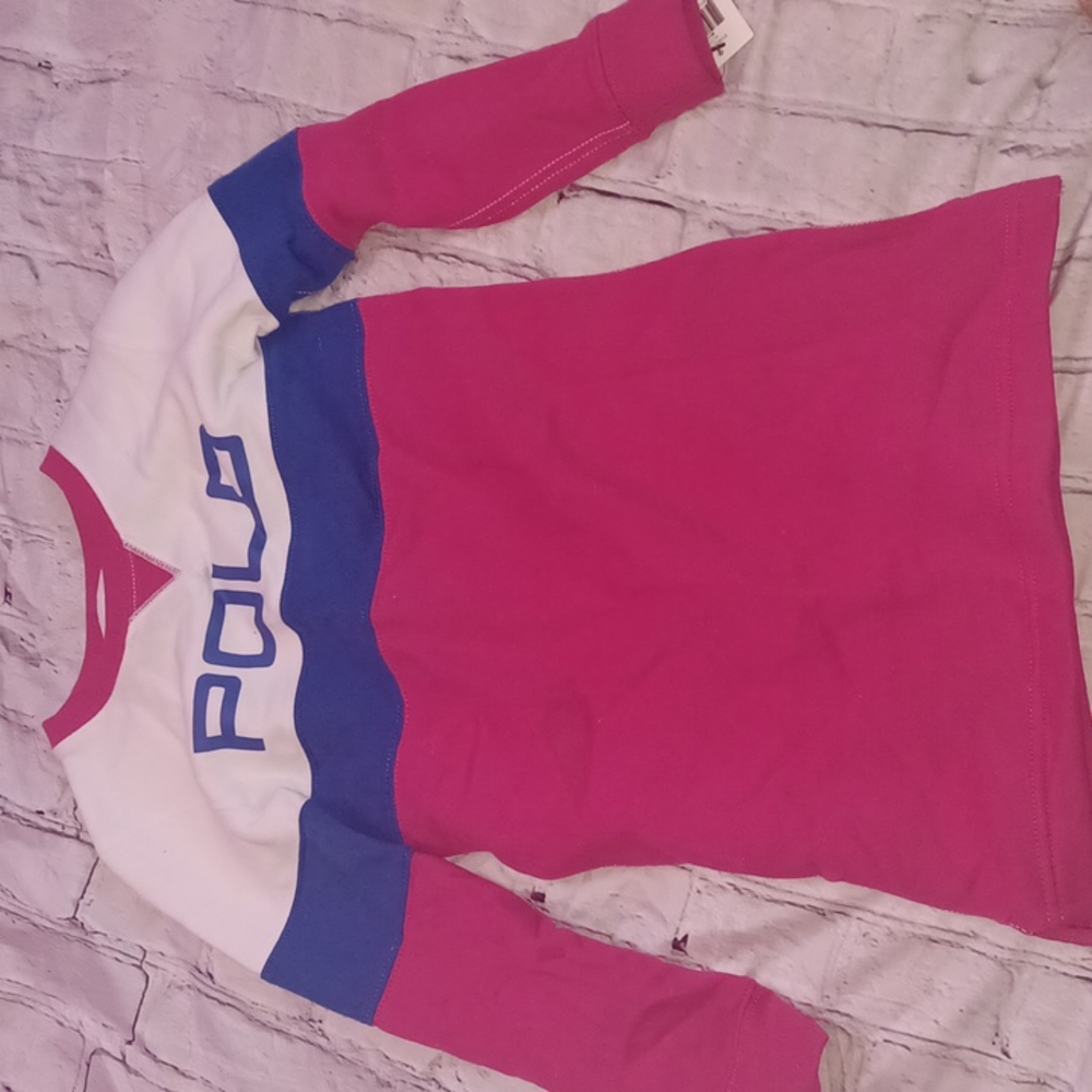 Polo long sleeve sweater dress